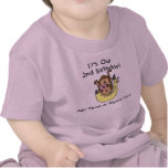 Customised Monkey Twin Boy and Girl Tshirt
