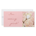 Customised 'Pink Blossom View' Photo Card photo cards