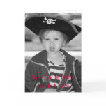customised pirate birthday invitation cards