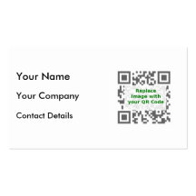 Customised QR Code For Mobile Phone Business Card