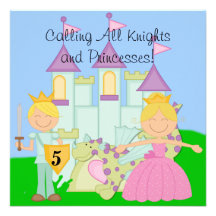 Customised Royal Birthday Celebration Invitations