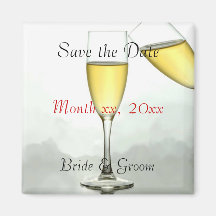 Customised Save the Date Magnet