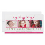 Customised Sweet Valentine's Day 3-Photo Card: 2 photo cards