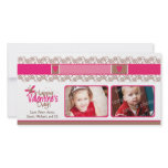 Customised Sweet Valentine's Day Two-Photo Card: 1 photo cards