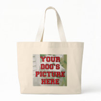 Customised Your Dog's Photo Canvas Bags