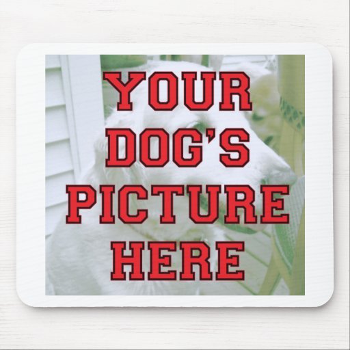 Customised Your Dog's Photo Mouse Mat
