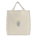 Customizable Embroidered Lace Easter Egg Tote embroidered bags