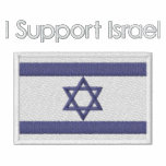 Customizable Emrboidered Israeli Flag Tees Embroidered Hoodie
