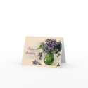 Customizable Flower Vase Card - Add Your Text