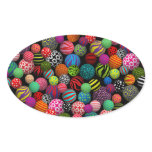 Customizable Fun & Colorful Balls Stickers