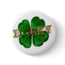 CUSTOMIZABLE Lucky Gold Horseshoe and Clover