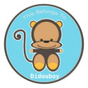 customizable monkey sticker