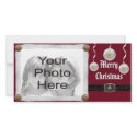 CUSTOMIZABLE  Santa Suit Holiday Photocard