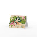 Customizable Vintage Lovebird Postcard