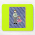 Customize It! Dad and Daughter mousepads