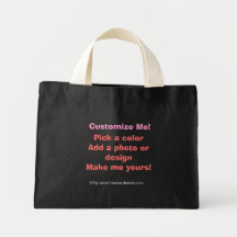Customize Me! Agrainofmustardseed.com Tiny Tote Tote Bags