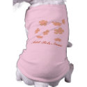 Customize Pretty pastel flowers pet clothing