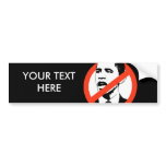 CUSTOMIZED ANTI-OBAMA SLOGAN BUMPER STICKER