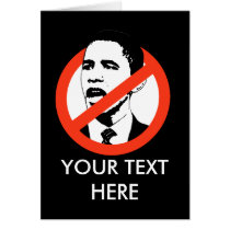 CUSTOMIZED ANTI-OBAMA SLOGAN