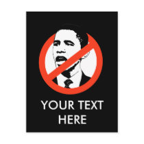 CUSTOMIZED ANTI-OBAMA SLOGAN