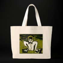 cut dj drawing graff bags