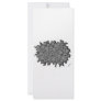 Cut Flowers Black and White Custom Rack Card