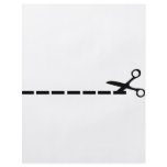 cut scissors icon personalized flyer