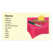 Cut the Cheese Business Card Templates