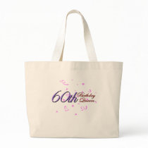 Cute, "60th Birthday Queen" Canvas Bag