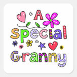 Cute A Special Granny Greeting Text Expression Sticker