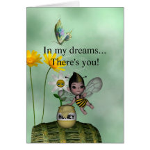 Cute Adorable Baby Bumble Bee Honey Cards
