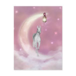Cute Adorable Mystical Unicorn postcards