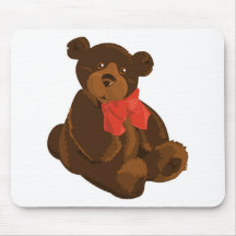 CUTE ADORABLE TEDDY BEAR MOUSE PAD