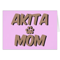 Cute Akita Greeting Card