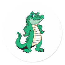 Cute Alligator  Sticker
