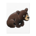cute American Black Bear Postcards