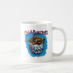 Cute And Dangerous Puffer Fish Blue Mug