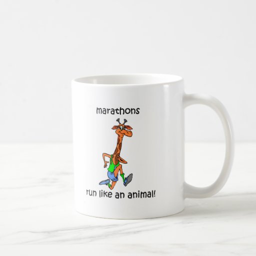 Cute and funny marathon coffee mugs