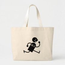 Cute and funny marathon tote bag