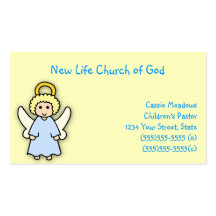 Cute Angel Business Cards