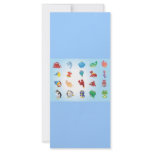 Cute-Animals cartoons adorable happy fun sweet Rack Card