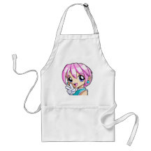 Cute Anime Girl Apron