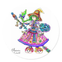 Cute Anime Witch Kawaii Halloween Magic Spell