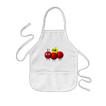 Cute ant with apple aprons