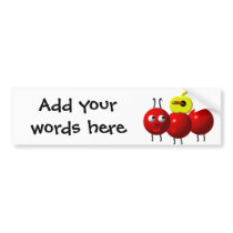 Cute ant with apple