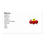 Cute ant with apple business cards