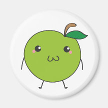 Cute apple magnet för kylskåp