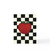 Cute Apple Note Cards