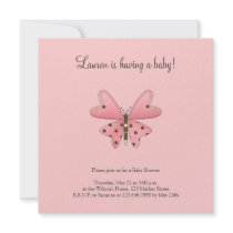 Cute as a Bug · Pink & Brown Butterfly