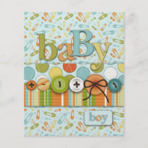 Cute as a Button Advice Card Custom Flyer